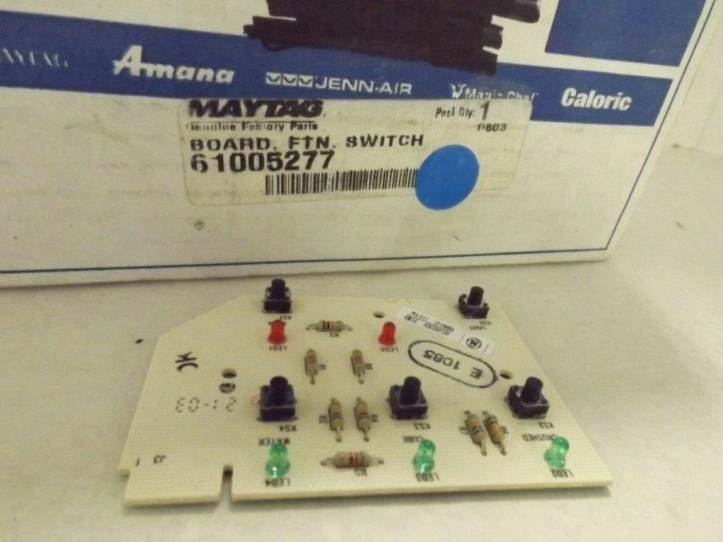 MAYTAG WHIRLPOOL REFRIGERATOR 61005277 FTN. SWITCH BOARD NEW MAYTAG WHIRLPOOL REFRIGERATOR 61005277 FTN. SWITCH BOARD NEW